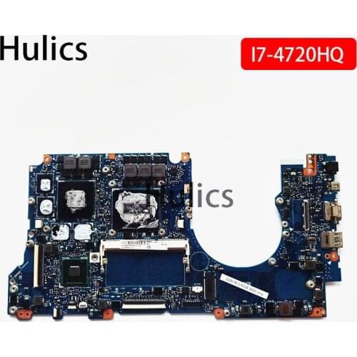 Hulics Original I7-4720HQ 8GB RAM For Asus N501J N501JW G501JW G501J UX50JW UX501J Laptop motherboard N501JW Mainboard
