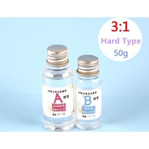 Jewelry Making DIY Solvent Resistance Accessories Tool Clear AB Crystal Glue High Adhesive Anti-yellow Quick Drying Resin Epoxy