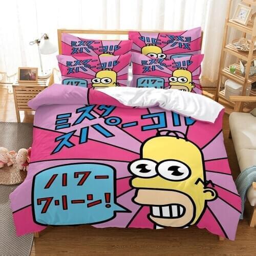 Bedding set duvet cover set 3d bedding digital printing bed linen queen size bedding set fashion design