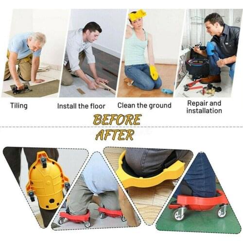 Multifunctional sliding knee pads rolling knee pads movable pads wheels labor-sa pads knee knee rollers and convenient univ F1H5