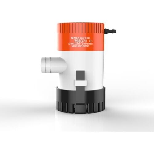 SEAFLO 750 GPH Flow Rate CE Passed 12V 24V submersible Bilge Pump Marine RV Boats Caravan Camper