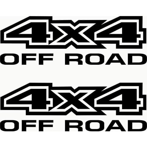4x4 Off Road Stickers Off-Road Badge Brand Car Sticker PVC Decal Decor Motorcycle Off-road Laptop Trunk Waterproof Accessories