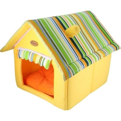 New Mobile Cat House Pet Bed Fashionable and Comfortable Pet Nest Anti-skid Moisture-proof Removable Bottom Cushion Pet Supplies