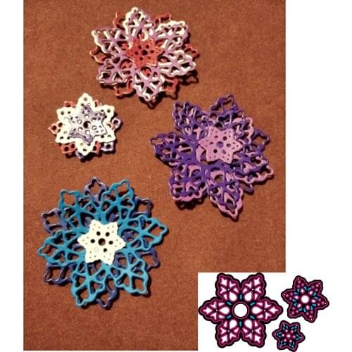 New 3D flower metal cutting die is used for scrapbook decoration, engraving, handmade gift marking paper cards