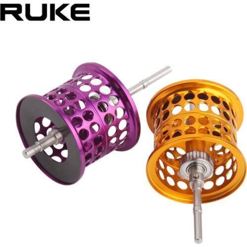 RUKE Fishing Reel Spool Aluminium Alloy Super Light 12.3g Wheel Cup DIY Accessory Suit For Daiwa CC80 Reel