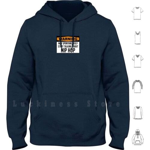 Hip Hop Hoodie Long Sleeve Old School Hip Hop Sayings Quote Quotes Lyrics Funny Warning Sign Bong Mafia Nigga Black