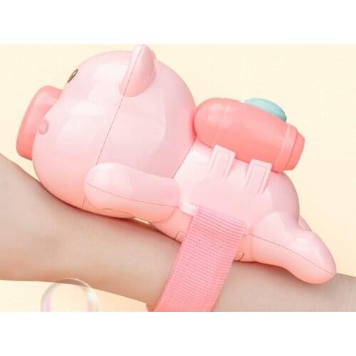 066B Summer Toy Outdoor Play Set Piggy Bubble Camera Bubble Maker w/ Music Simulated Shutters Sound Wedding Supply Party Gift