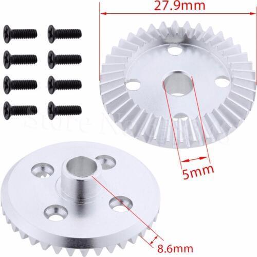 10pcs/Lot Metal Diff Gear 38T Drive Gears Aluminum for WLtoys 1/18 RC Car A949 A959 A969 A979 K929 A959B A949-23 Spare Parts