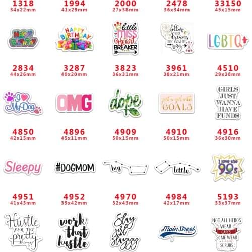 10 Pcs Cartoon Planar Resin Cabochons PR1318