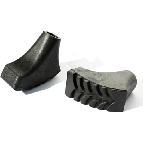 2Pcs Trekking pole cane climb replacement alpenstock outdoor camp tip rubber walk stick hike protector cap