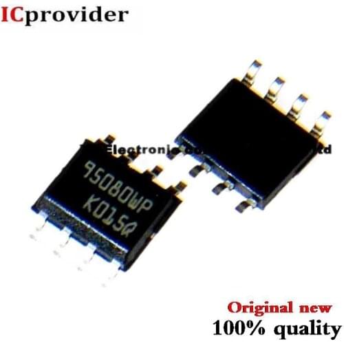 20pcs/lot M95080-WMN6TP 95080WP 95080 EEPROM 8KBIT 10MHZ SOP8 IC Best quality