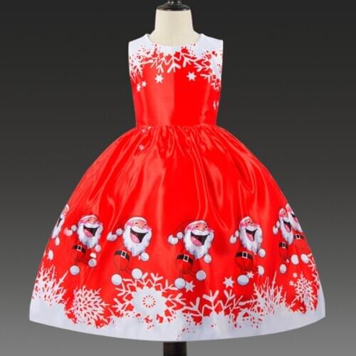 2019 Hot Sale Christmas Princess Dress for Girls Summer Tutu Dress for Wedding Birthday Dresses for Girls Costume Prom Design