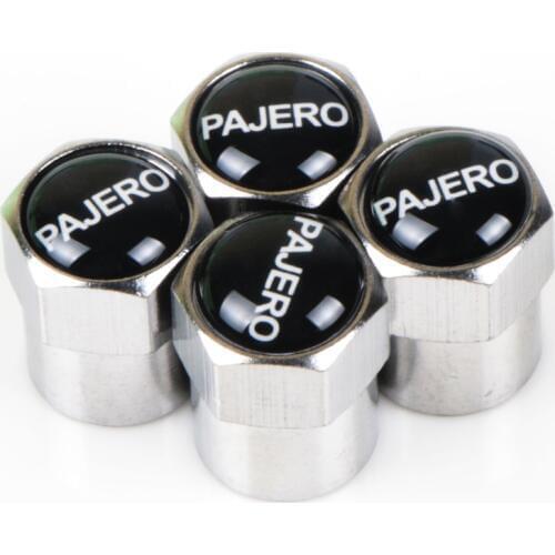 4pcs Aluminum Valve Caps Car Wheel Tires Valves Tyre Stem Air Caps for mitsubishi pajero lancer asx outlander l200 Accessories