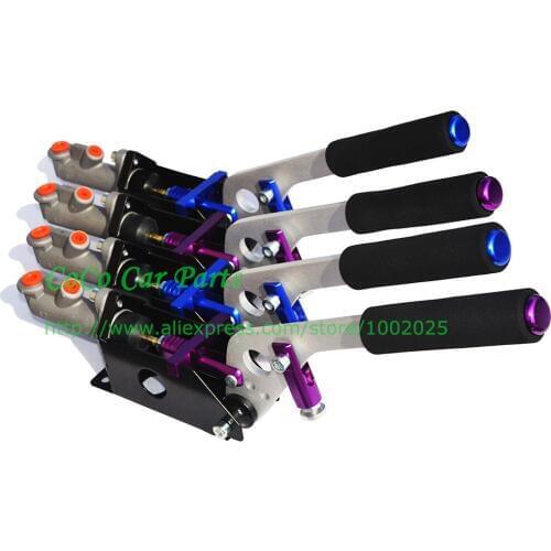 CNC Aluminum Racing Hydraulic Hand Brake Red Blue Purple Rally Hydraulic Handbrake For Drifting