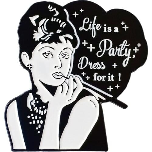 Custom Brooch For Student Backpack Fixed Clothes Collar Hard Enamel Pin Can be Customized with Your Logo