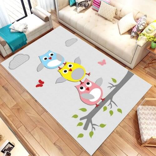 Birds 2 Pattern Carpet, Modern Rug, Area Rug, 3d Print Carpet, Non Slip Flor Carpet, Kids Room Rugs, Awesome Rugs