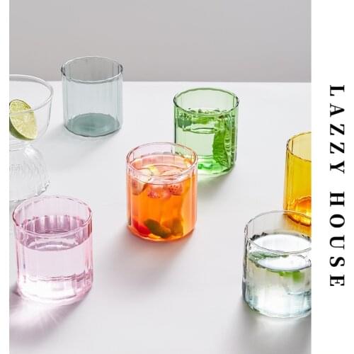 Lazzy house Double Wall Glass Cups