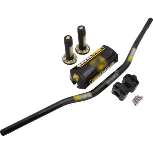 Motorcycle 1 1/8" Fat Bar 28MM 800mm Handlebar Bar Clamps Pad MX Pit Dirt Bike For KTM Honda Yamaha EXC CRF YZF KLX RMZ Protaper