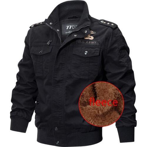 Winter Mens Cotton Thicken Fleece Warm Military Jacket Men Outdoor Cycling Training Climbing Thermal Army Fans Tactical Coat