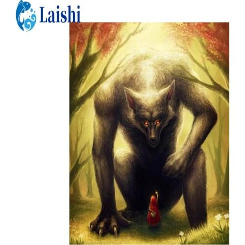 Full circle full diamond Doodle animals 5D DIY diamond painting diamond embroidery kit cross stitch mosaic home decoration gift