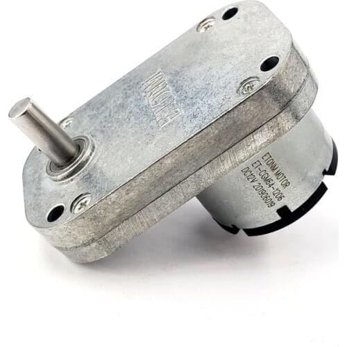 New high-quality 520 geared motor 7-shaped geared motor DC12V 5-turn all-metal gear mini reducer