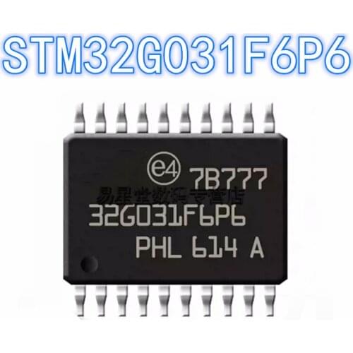 2PCS-20PCS 100% new original authentic STM32G031F6P6 TSSOP-20 32G031F6P6 TSSOP20 32-bit microcontroller chip