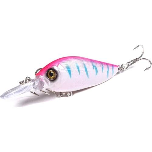 HENGJIA 11cm 11.7g Wide Swimming Action Short Body #4 Hook Insect Bait Fresh Water 3D Hard Eyes Crankbait Lure Fishing
