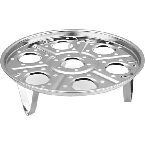 Stainless Steel Durable Eggs Steamer Single-Layer Removable Steamer Multi-Function Steaming Rage Racks