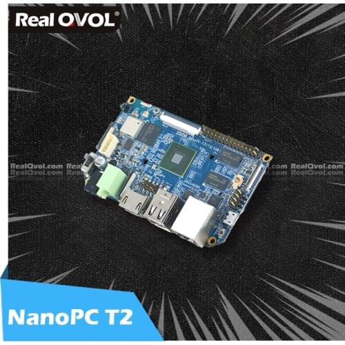 RealQvol FriendlyELEC NanoPC-T2 Onboard WiFi & bluetooth Quad Core Cortex-A9 Development Board S5P4418 Card Computer 100x60cm