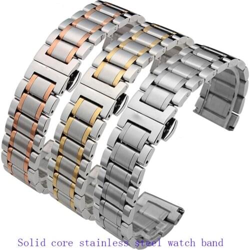 Unisex stainless steel watch band for Casio EFV-540 500 EFS-S510 EFB-650 BEM-501 506 307 EFR517 EFB550 Watch steel chain wristb