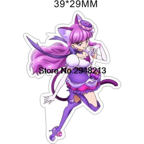 Cartoon Japanese girls planar resin crafts for DIY Crafts 39*29mm 50pcs RET1276H