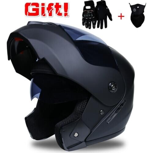 2020 Professional Racing Helmet Modular Dual Lens Motorcycle Helmet Flip Up Helmet Safe Helmets Casco Capacete Casque Moto S-XL