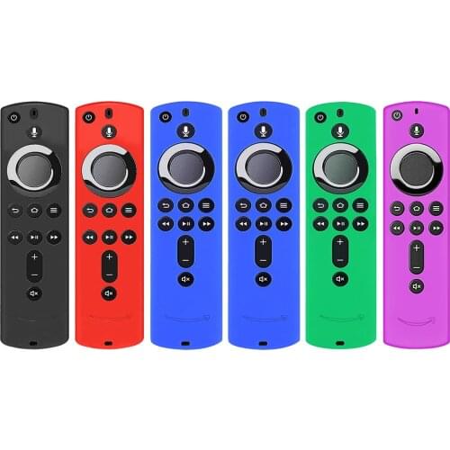 New Silicone Case Protective Cover Skin Remote Controller Anti-Slip Dustproof Protector Sleeve for Amazon Fire TV Stick 2nd Gen