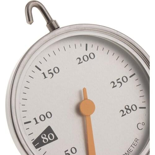 Stainless Steel Grill Bake Thermometer Kitchen Oven Temperature Monitoring