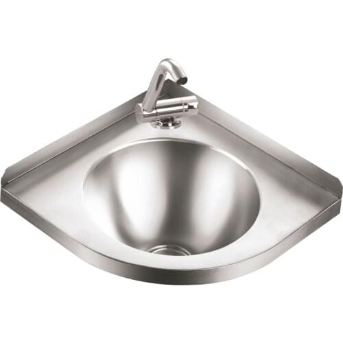 305*305*130mm Triangular Stainless Steel Sink GR-596 Boat Caravan RV