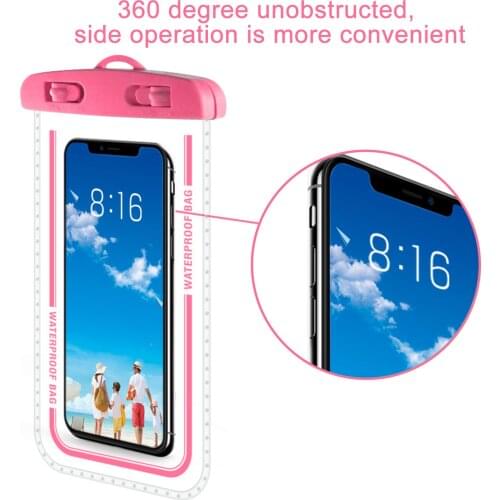 Waterproof Universal Phone Case For Samsung Xiaomi Swimming Dry Bag Underwater Case Water Proof Bag Mobile Phone Pouch Cover