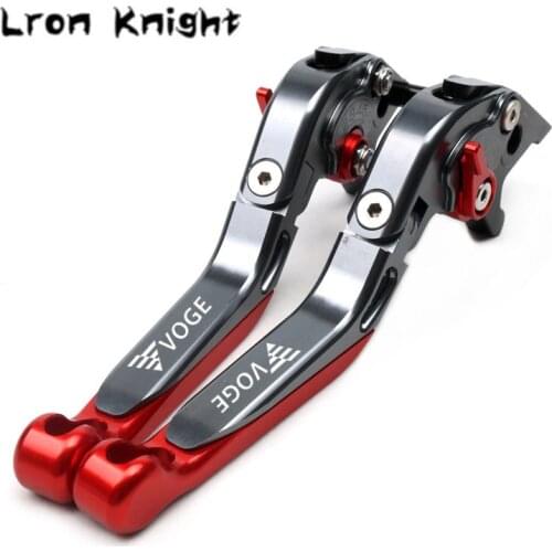 High Quality For LONCIN VOGE 650 500 DS 500R 650DS 500DS Motorcycle CNC Adjustable Folding Extendable Brake Clutch Lever