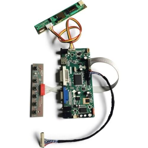 30-Pin screen LVDS 1280*800 VGA+DVI 1CCFL For N154I1/N154I2/N154I3/N154I5 M.NT68676 display controller board DIY kit