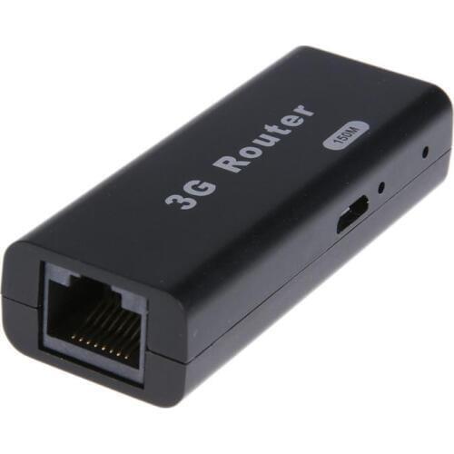 ALLOYSEED Mini 3G WiFi Wlan Hotspot IEEE 802.11b/g/n AP Client 150Mbps RJ45 Wireless Router