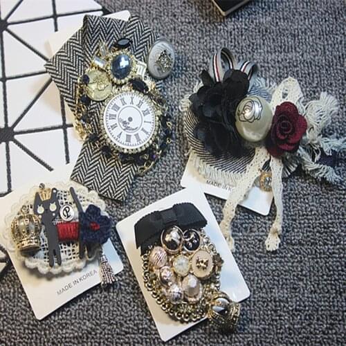 Famous Luxury Brand Designer Flower Tassel Brooch Pearl Bow Number 5 Jewelry Brooches Pins Broach for Women Vintage Accessories