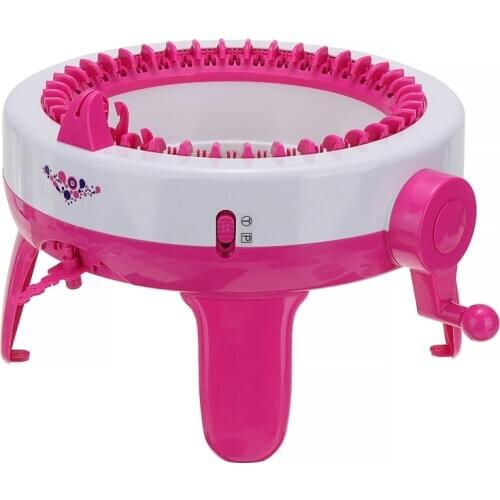 40 Needles Kids Adult Manual Knitting Machine for DIY Scarf Hat Socks Weaving Loom Tool Kit Plastic Needle Sewing Tools