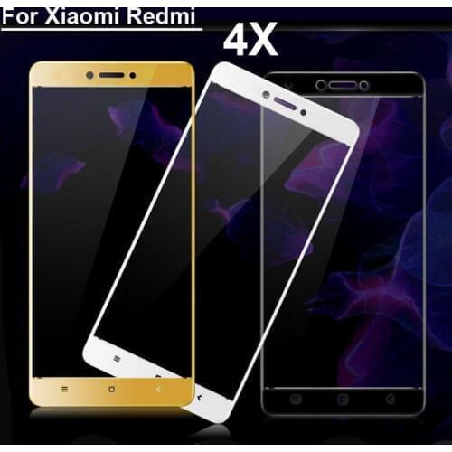 For Redmi 4X New 0.26mm 2.5D Ultra Thin Full Cover Premium Tempered Glass Front Screen Protector Film For Xiaomi Redmi 4X 5.0"