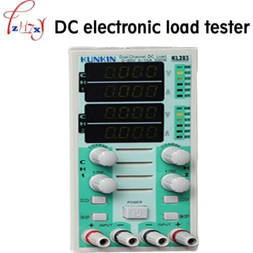 Dual channel dc electronic load tester KL283 DC electronic load tester testing and aging of products such as LED drives 220V