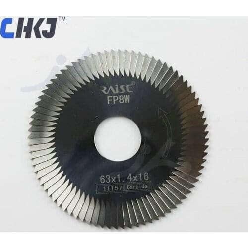 CHKJ For Ruizheng FP8W Tungsten Steel Three-sided Edge Milling Cutter φ63x1.4xφ16 JMA ECCO Key Machine Blade Saw Blade