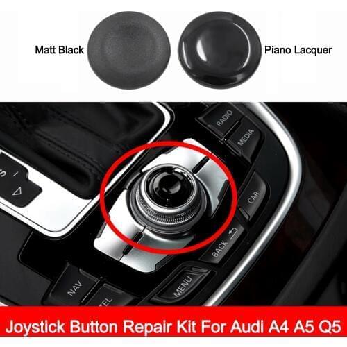 Joystick Knob Button Cover New Genuine Joystick Button Repair Kit Key Cap For Audi A4 A5 Q5 8K0998068A