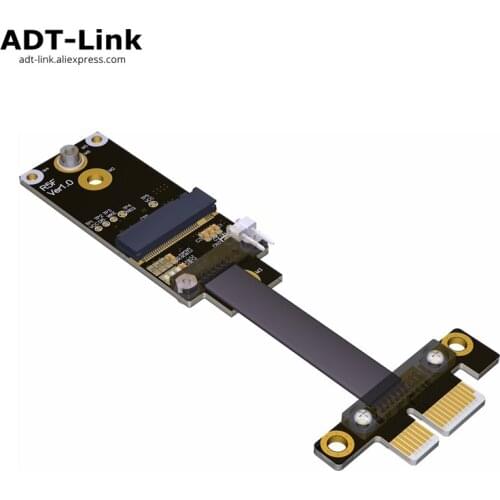 M.2 A.E. key WiFi To PCIe x1 Extender Adapter Riser Gen3.0 Wireless network Card Ribbon Cable M2 key AE A+E PCI-E 1x R15SF
