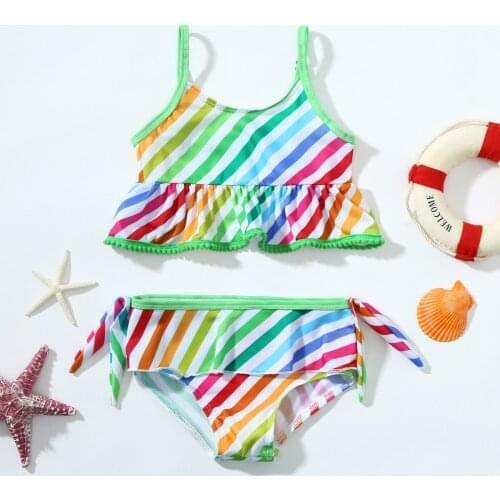 Toddler Beach Swimwear Baby Kids Girls Two-piece Mermaid Swimwear Children Swimsuit Beach Wear Bathing Suits Best Swimwear Set
