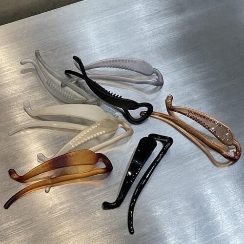 Fashion Hair Claw Clips Simple Geometric Hair Clips For Women Gilrs Duckbill Clips Hairpin Headwear Multicolor Hair Accessories