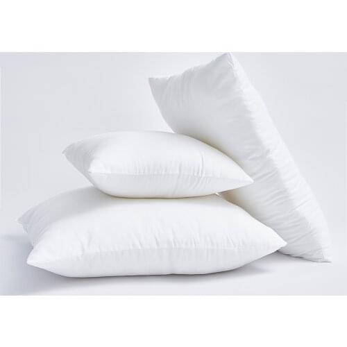 Throw Pillow Inner Bed Cushion Soft PP Cotton Filling Pillow Core For Car Sofa Seat Chair Home Decor Solid White 45X45/50x70