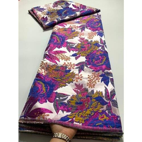 Latest Design French Brocade Jacquard Lace Fabric 2021 High Quality Lace African Nigerian Lace Fabrics For Party HJK4764